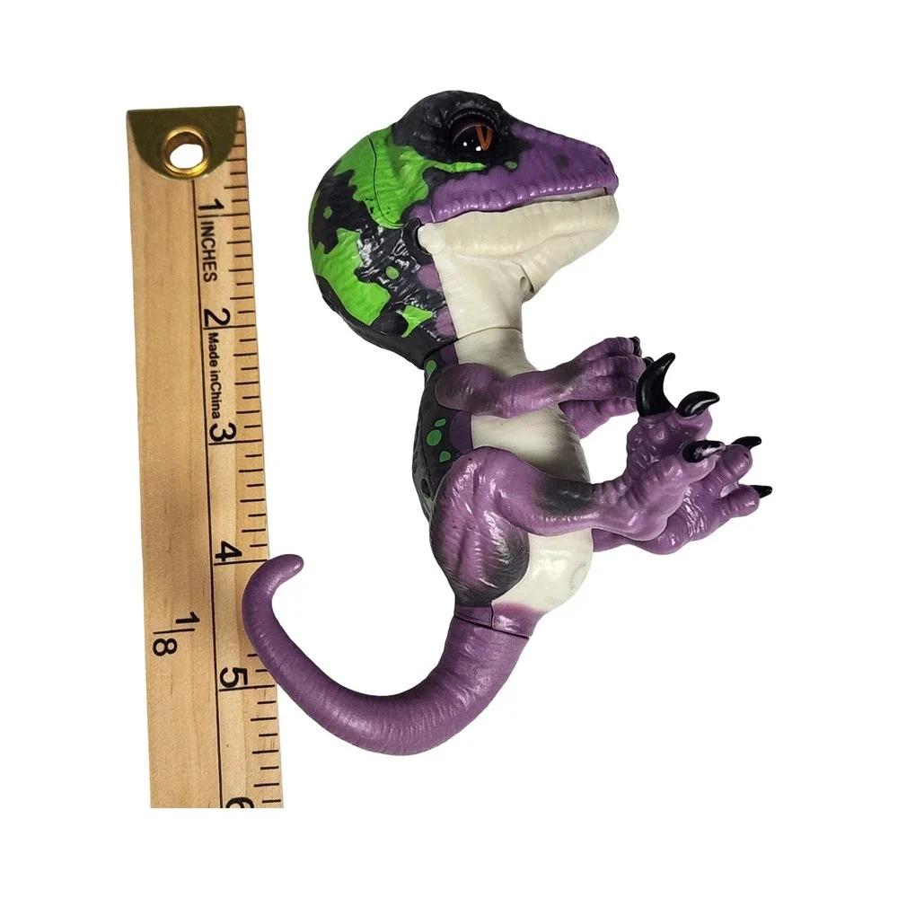 WowWee Fingerlings Untamed Raptor Purple‎ Green Interactive Dinosaur Toy 2018